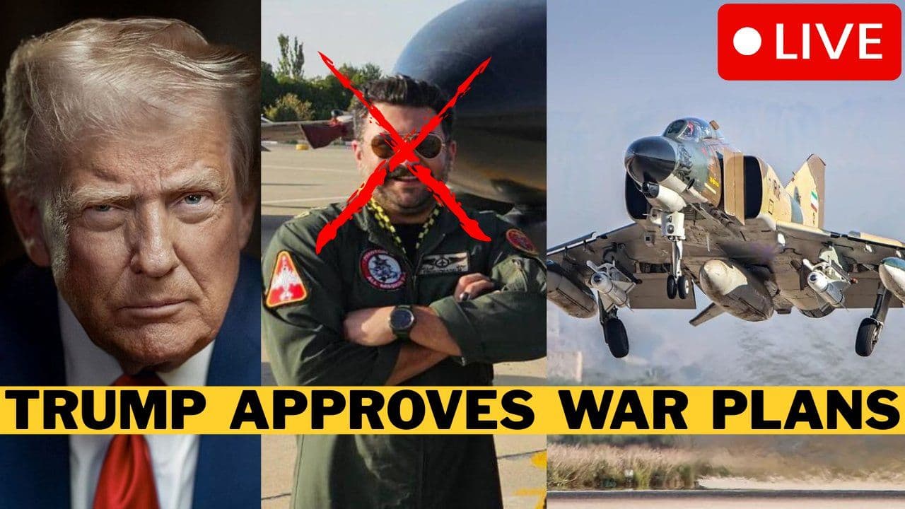 @Tousi TV: 🚨 BREAKING: IRGC In Chaos As Iranian Fighter Jet CRASHES - Trump Approves War Plans
WATCH: https://www.youtube.com/live/_OI_iStMJEo