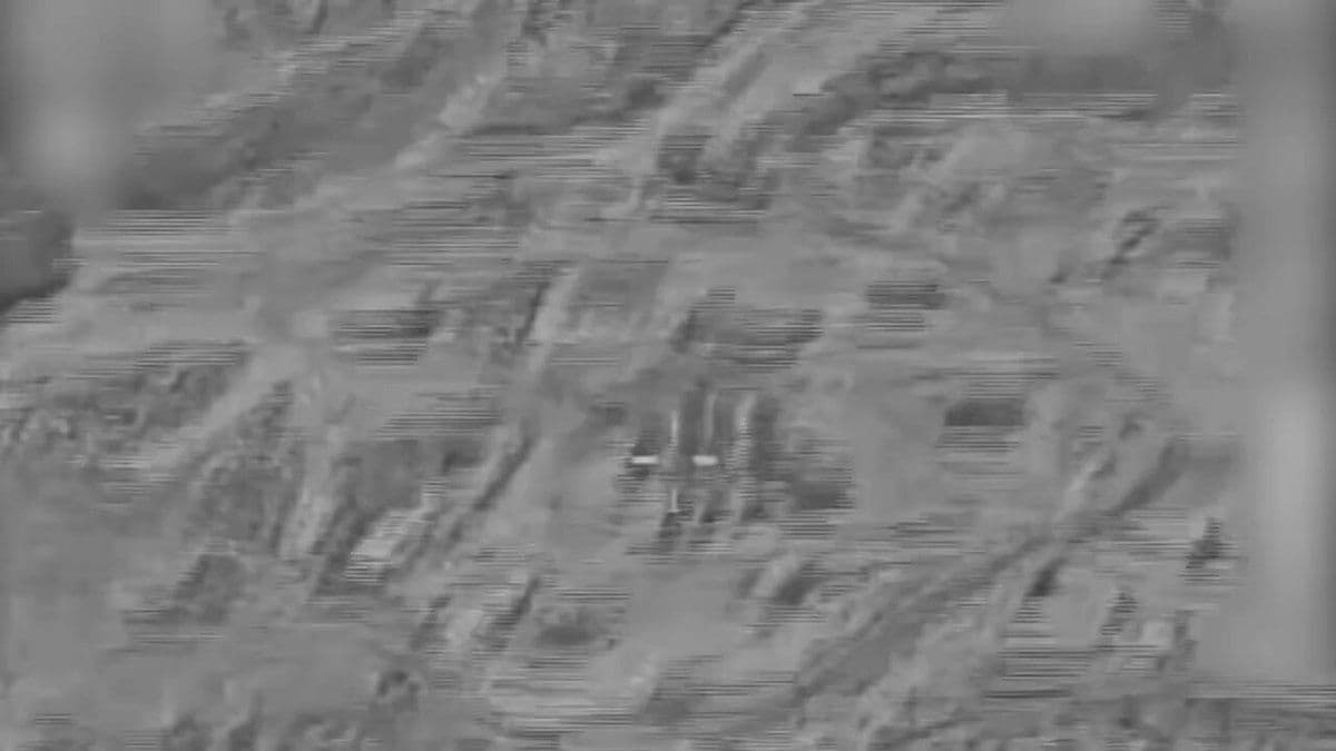 @Babak Taghvaee - The Crisis Watch: #Breaking: The #IDF is now releasing videos showing the destruction of ballistic missile launchers belonging to the #IRGC Aerospace Force. Heron, Eitan, and Hermes 900 MALE armed drones of the #Israel