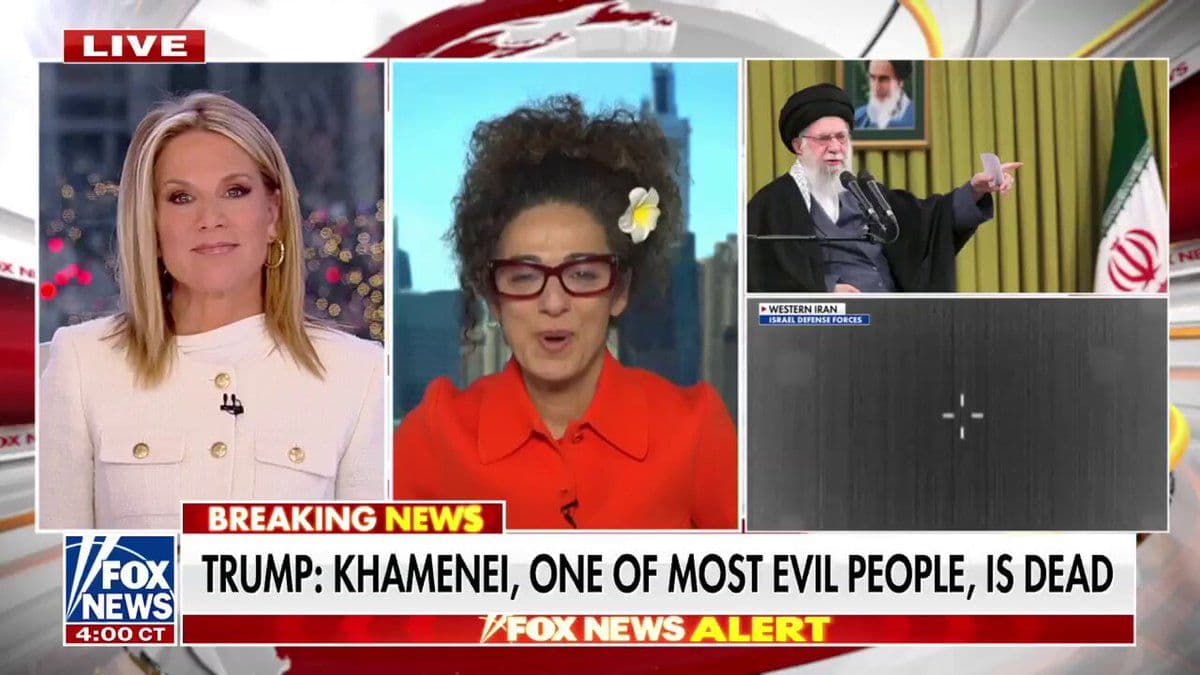 @The Story: THIS IS A DREAM
MUST WATCH: Iranian Activist & Journalist @AlinejadMasih calls killing of Iran’s Supreme Leader Ayatollah Ali Khamenei a dream come true