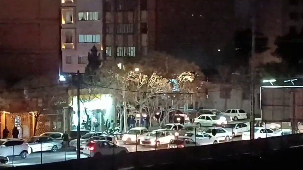 @Babak Taghvaee - The Crisis Watch: #Breaking: Security forces of #Iran’s Islamic regime are murdering people of #Iran who are celebrating the elimination of dictator Khamenei tonight. This video recorded in the city of #Sabzevar shows
