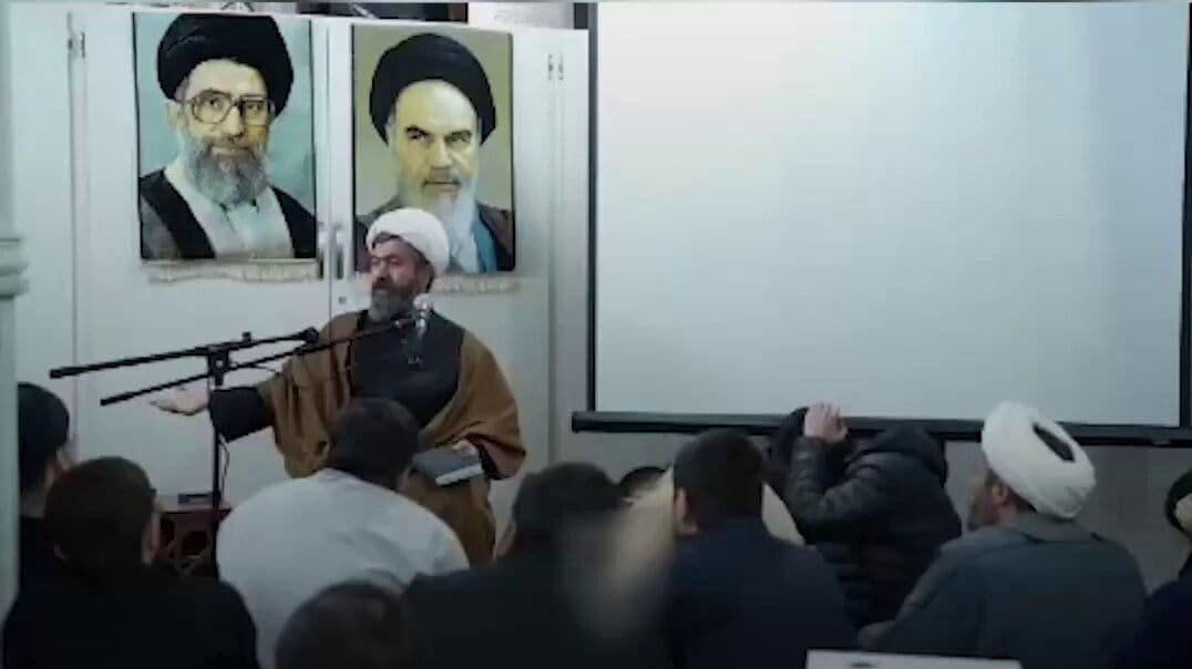 @Babak Taghvaee - The Crisis Watch: FAFO! This video, recorded at a religious seminary of the Islamic regime of Iran, shows a group of religious students listening to the sermon of an Ayatollah when an airstrike conducted by the Israeli