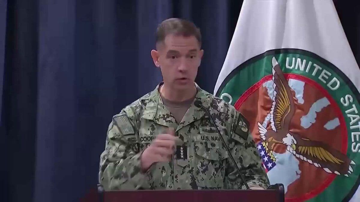 @Open Source Intel: CENTCOM Commander Cooper:
"LUCAS is indispensable... This was an original Iranian drone design. We captured it, pulled the guts out, sent it back to America, put a little 'Made in America' on it, br