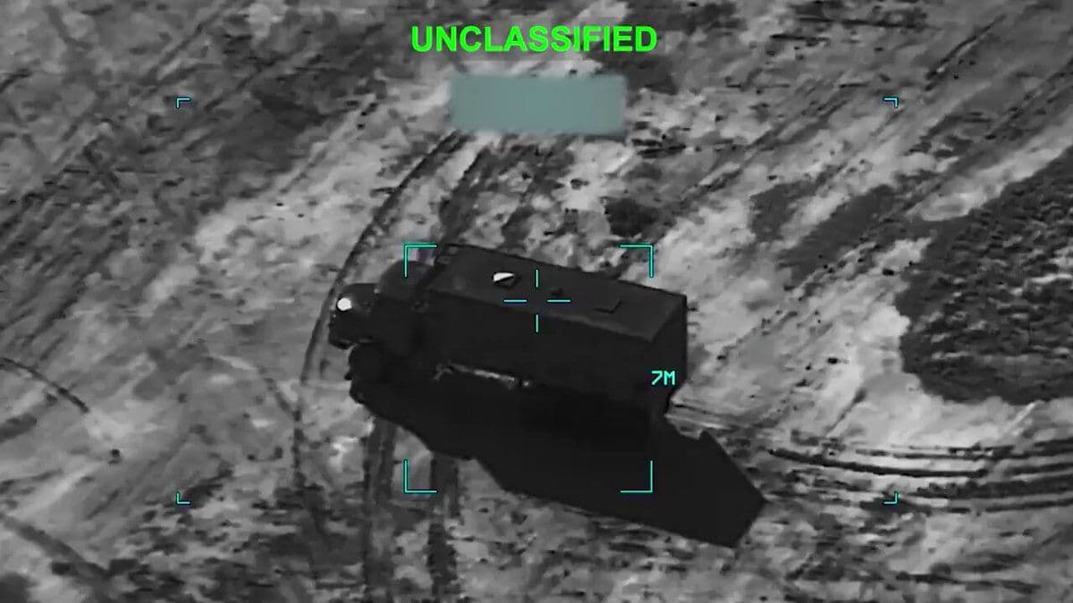 @Babak Taghvaee - The Crisis Watch: These trucks were carrying cruise missiles, anti-ship missiles, and one-way attack drones belonging to the IRGC Aerospace Force and Navy. They were hit by MQ-9A Reaper armed drones of the USAF in sout