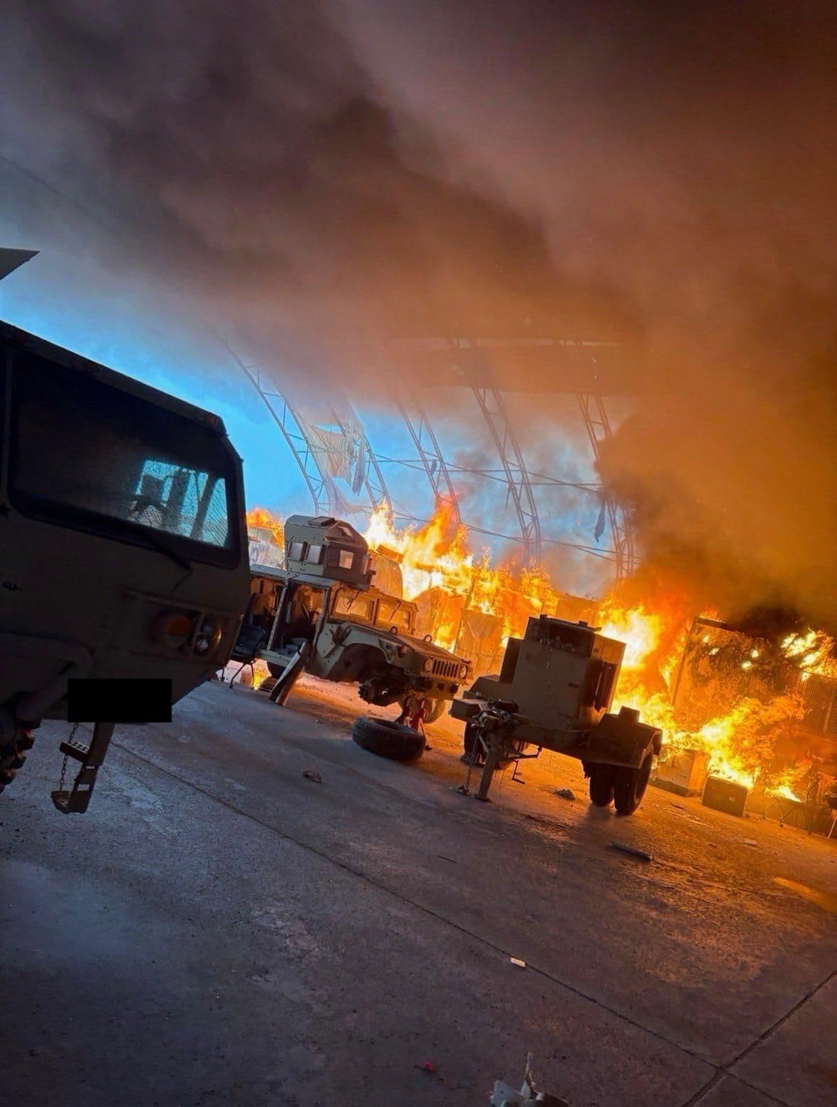 @Babak Taghvaee - The Crisis Watch: Aftermath of the IRGC's ballistic-missile strike at a US Army’s Patriot PAC-3 long-range air defense battery in Al-Dhafra, UAE.
#OperationEpicFury #OperationLionsRoar