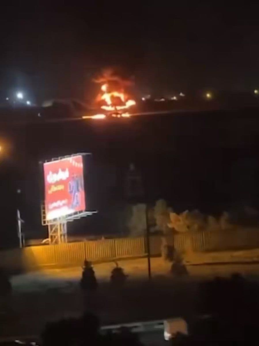 @Visegrád 24: Massive airstrikes were carried out against Mehrabad International Airport in Tehran a few hours ago.
Several planes, including a Boeing 747, were hit on the tarmac