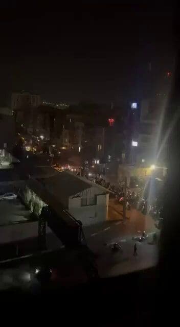 @Babak Taghvaee - The Crisis Watch: BREAKING: Happening tonight across Tehran, the IRGC terrorist organization has mobilized Basij militiamen and women to march and chant slogans such as “Death to Israel” and “Death to the United States