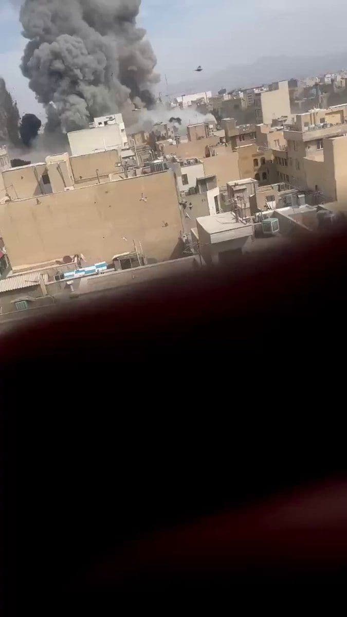 @Open Source Intel: Earlier today, U.S. and Israeli warplanes struck the Basij headquarters and other internal security sites in central Tehran.