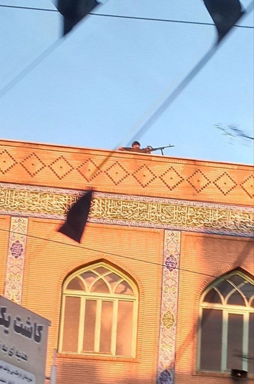 @Goldie Ghamari | گلسا قمری 🇮🇷: Why did you close your comments, you terrorist coward?
Is it because you don't want people to know you cropped out the picture of the Muslim terrorist shooting unarmed Iranians from the rooftop of a