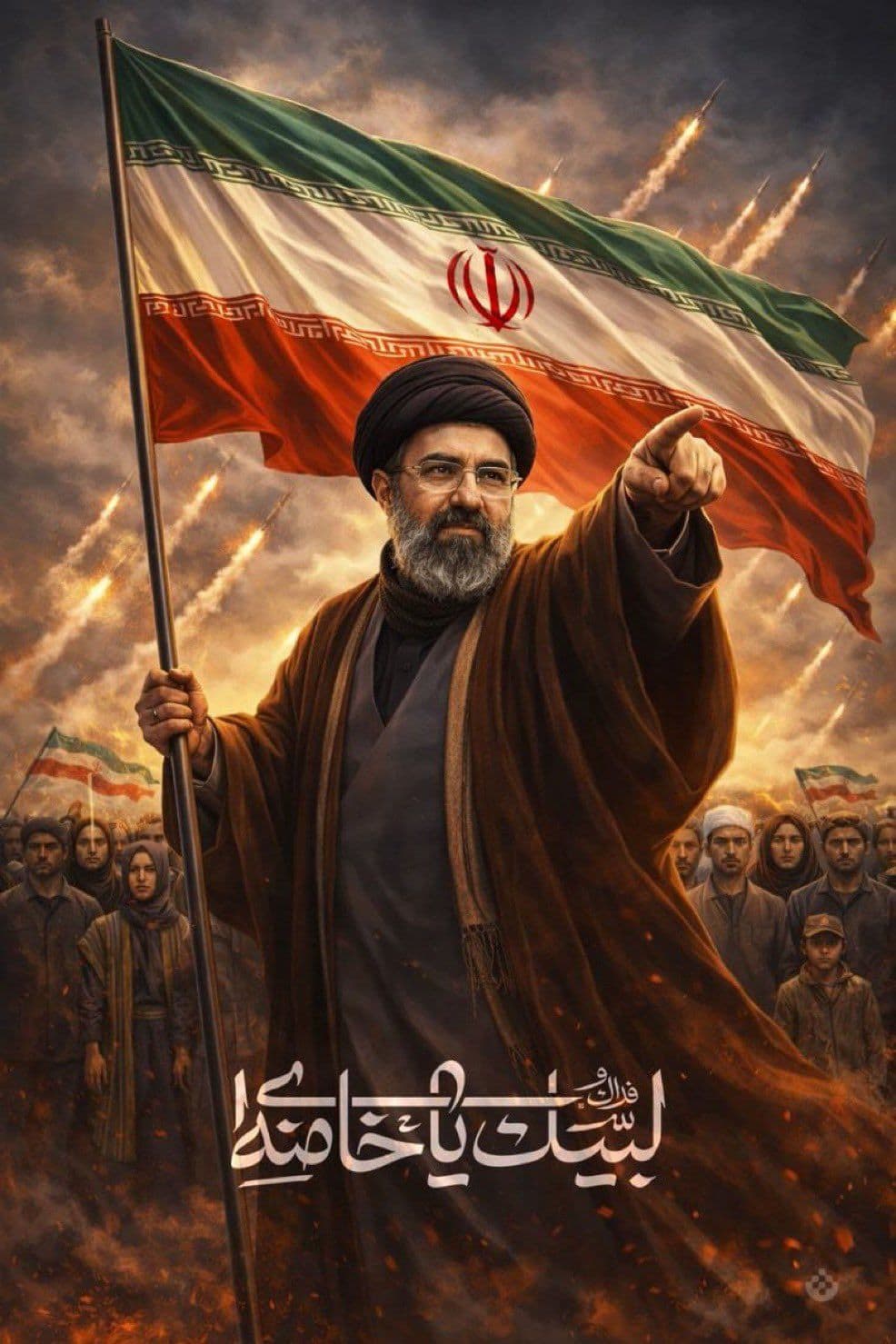 @𝐍𝐢𝐨𝐡 𝐁𝐞𝐫𝐠 🇮🇷 ✡︎: The regime in Iran refuses to simply show Mooshtaba Khamenei in a picture or even video.
They will however use ChatGPT to push the most North Korea level propaganda I've ever seen in my damn life.
J
