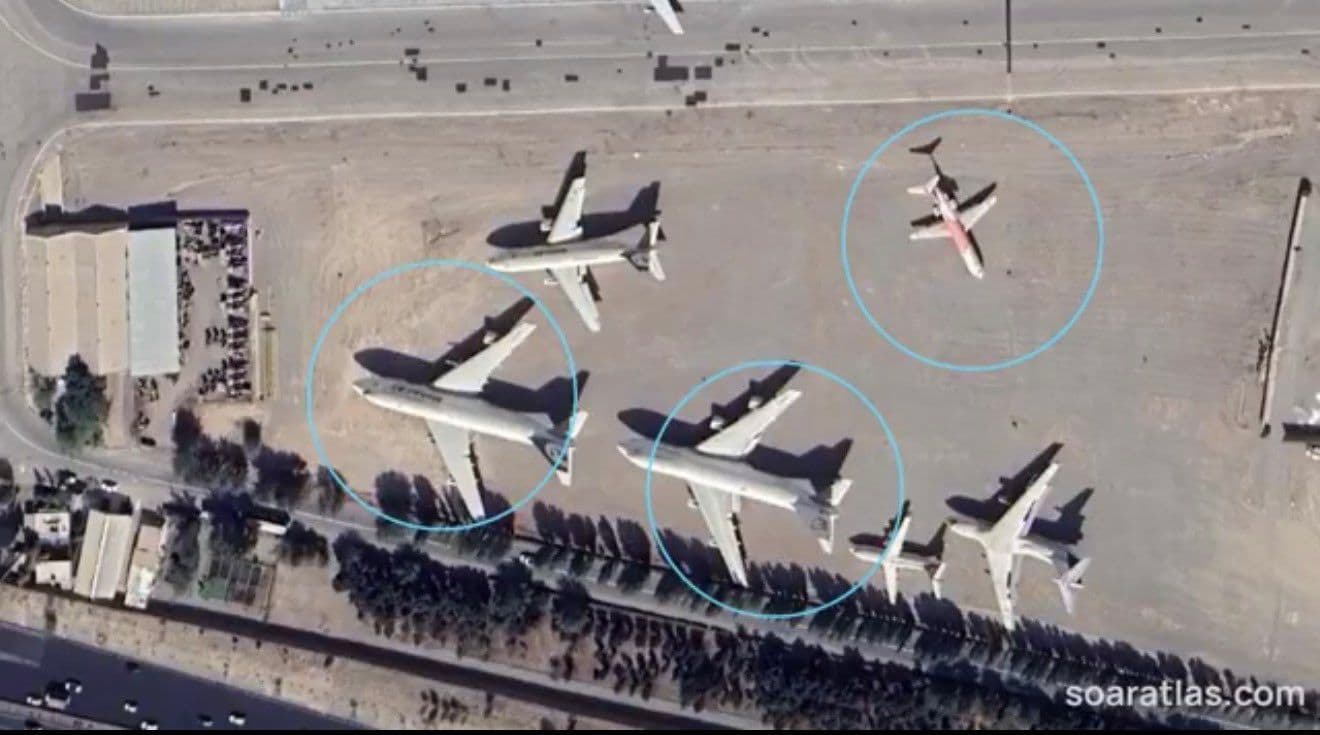 @Open Source Intel: BREAKING 🔴🔴
The Israeli military says more than 16 IRGC Quds Force transport aircraft were destroyed near Tehran’s Mehrabad Airport.