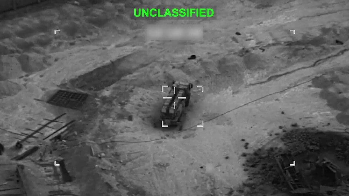 @Babak Taghvaee - The Crisis Watch: BREAKING: Somehow, a launcher belonging to the Talash surface-to-air missile system of the Iranian Air Defense Force was left abandoned. An MQ-9A Reaper armed drone of the U.S. Air Force detected it a