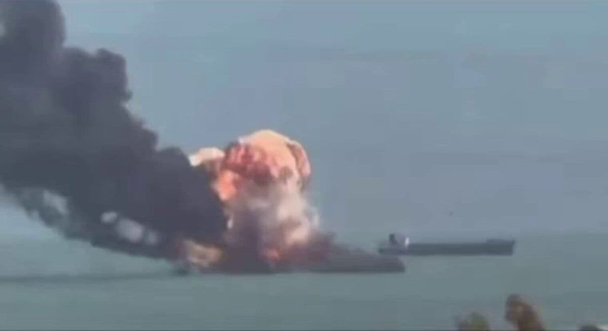 @Open Source Intel: Three Iranian warships struck by U.S. airstrikes. Two off Bandar Abbas, one elsewhere.
Rubio said the navy would be eviscerated. It's happening.