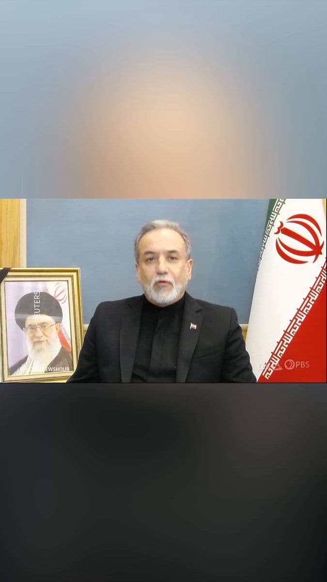 @RadioFarda|راديو فردا: Abbas Araghchi, the Foreign Minister of the Islamic Republic, says that negotiations with the United States are no longer on Tehran's agenda.
In an interview with PBS NewsHour that aired early Tuesda