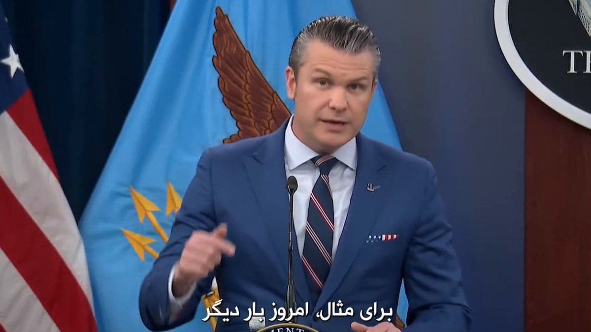 @اتاق خبر منوتو: «Today will be the most intense day of attacks»
Pete Hegseth, the US Secretary of War, announced that today will be the «most intense day of attacks» by the United States on targets inside Iran since