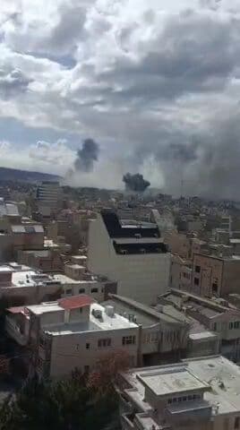@Babak Taghvaee - The Crisis Watch: BREAKING: The Israeli Air Force targeted multiple government and military buildings in the city of Tabriz, located in northwest Iran, within the past few minutes. The targeted buildings belonged to th