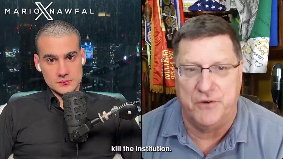 @Open Source Intel: MUST WATCH 🔴
I feel it’s important to understand what the Pro IRGC camp thinks.
Mario Nawfal hosts “expert” Scott Ritter in front of his 3 million followers, where Ritter claims Israel lost the war