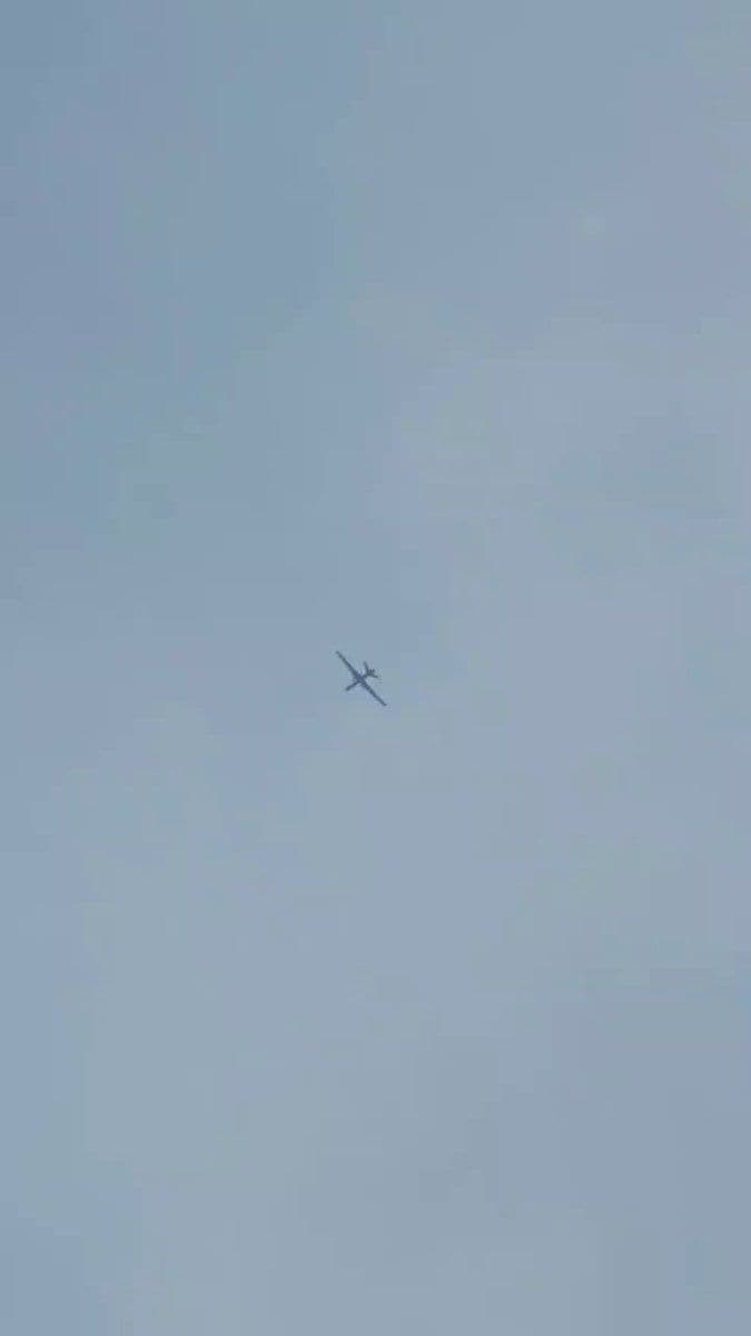 @Babak Taghvaee - The Crisis Watch: BREAKING: Video recorded in Shiraz shows the flight of an MQ-9A Reaper armed drone of the U.S. Air Force over the north of the city before launching its remaining AGM-114R2 Hellfire air-to-surface mis