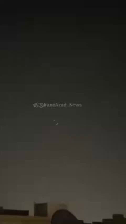 @Goldie Ghamari | گلسا قمری 🇮🇷: "Thank you Trump! Thank you Bibi!"
As Iran's skies fill with drones carrying out military operations against the IRGC and Bassij, Iranians in occupied Iran are recording and thanking the USA and Isra