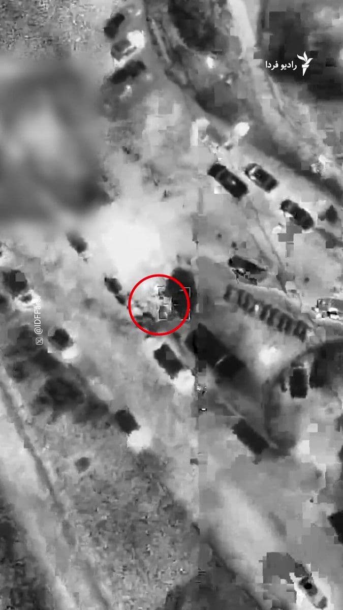 @RadioFarda|راديو فردا: The Israeli army announced on Thursday, through the release of video footage, that its air force had targeted inspection stations in Tehran.
The Israeli army's statement said that its air force had i