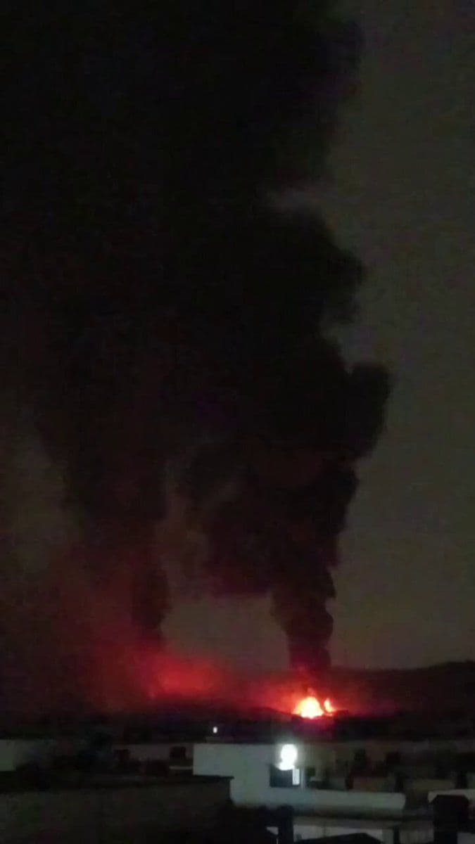 @Babak Taghvaee - The Crisis Watch: BREAKING: The Israeli Air Force targeted and destroyed the support base of the IRGC Aerospace Force ballistic missile command in Garmdareh, in western Tehran, the capital city of Iran, near Karaj.
#O