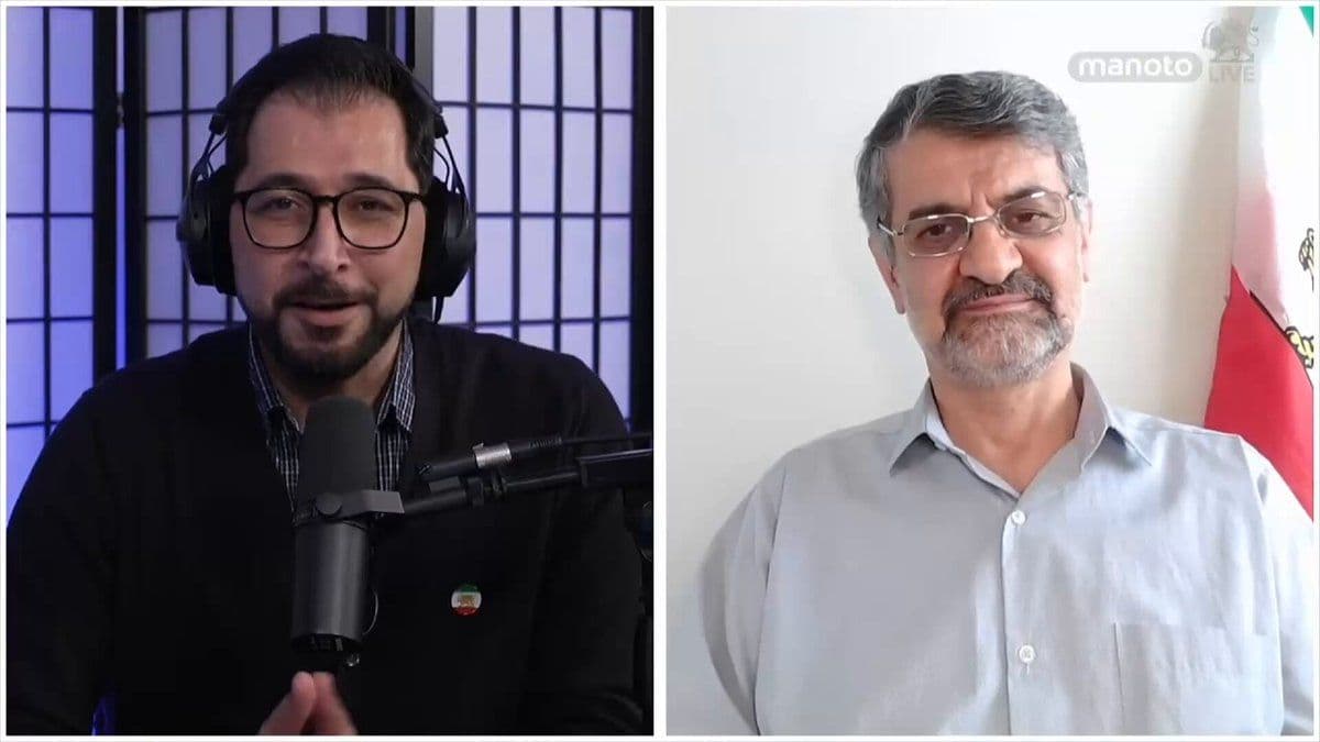 @اتاق خبر منوتو: Mehdi Nasiri: Mojtaba Khamenei Can't Even Speak Properly
Mehdi Nasiri, a political activist and former editor-in-chief of the Kayhan newspaper, said in an interview with Manoto TV that he had a meeti