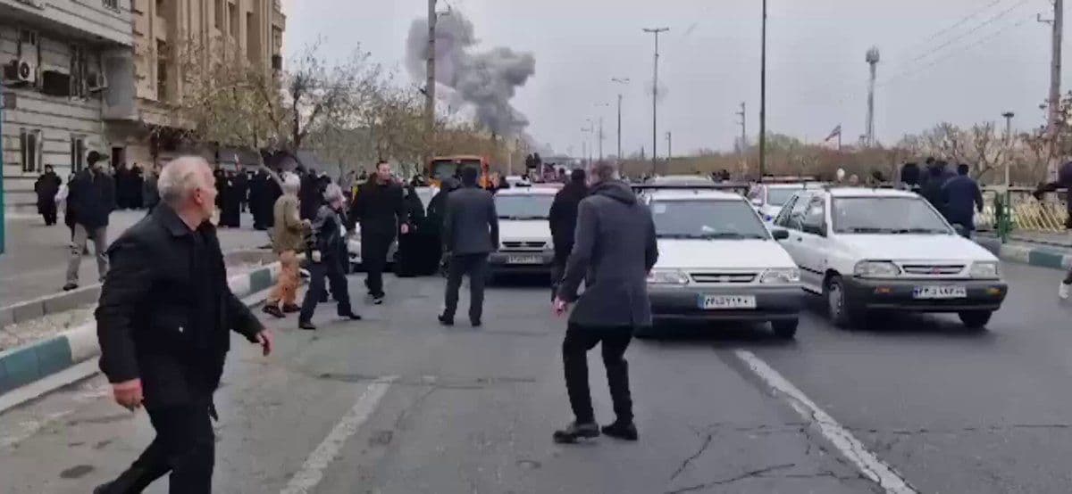 @Babak Taghvaee - The Crisis Watch: BREAKING: Watch the Islamic regime supporters fleeing like cockroaches in Tehran, Iran right now. This is happening during the Israel’s airstrikes in Tehran, the capital city of Iran, right now. They