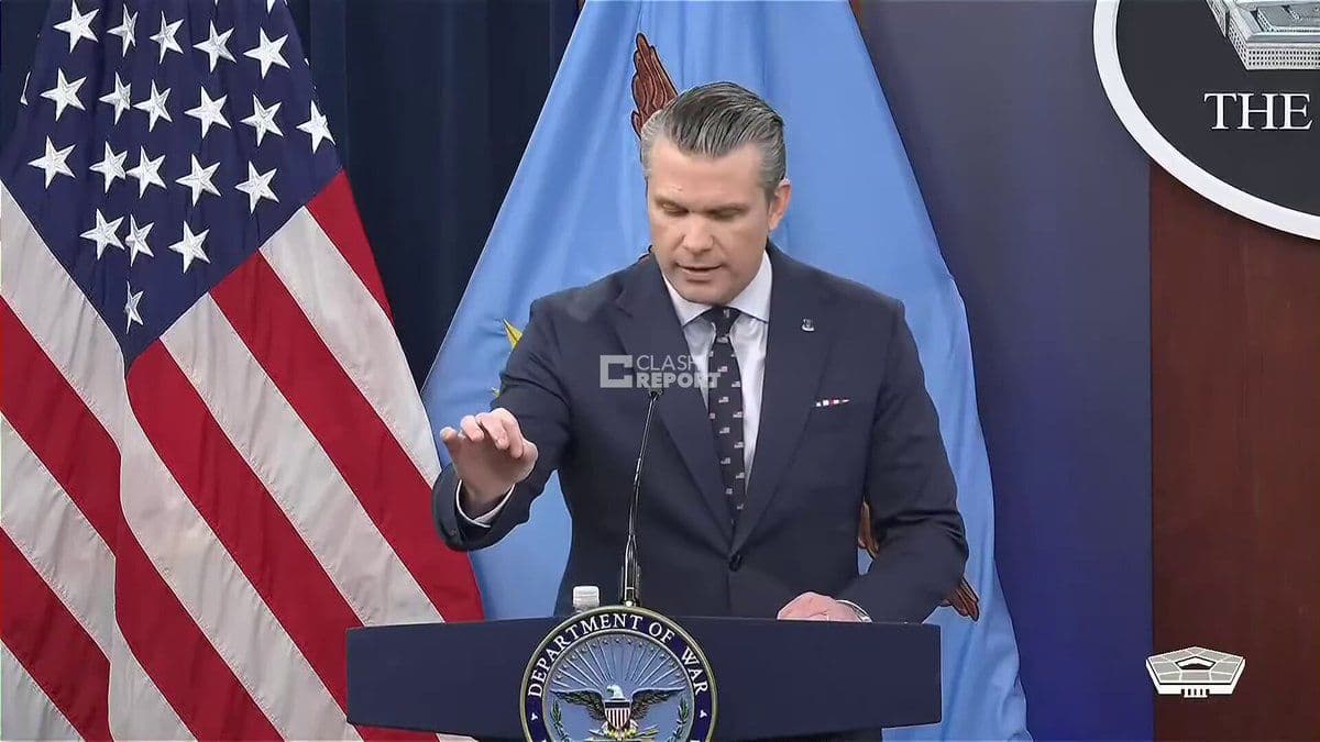 @Open Source Intel: NOW 🔴
Hegseth on Iran: "Looking up, the IRGC and the Iranian regime see only two things on the side of aircraft: the Stars and Stripes and the Star of David. The evil regime's worst nightmare."