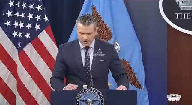 @🇮🇷LiveIranNews🇮🇱: ⚡🇺🇸🦀 Hegseth's Statements on the Status of Mojtaba Khamenei / Pete Hegseth stated: "We know that the so-called new not-so-highly-ranked leader has been injured and is likely suffering from a visibl