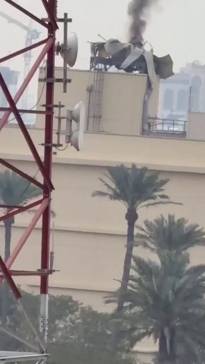 @Shin: CIWS / C-RAM of US embassy in Baghdad was targeted by the IRGC or the IRGC-affiliated terror groups.
Green Zone, #Baghdad, #Iraq 🇮🇶