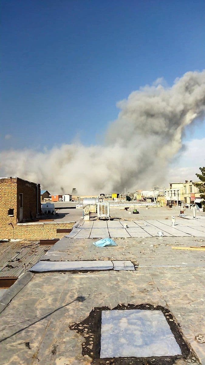 @Vahid Online: A minute and a half video of the explosions from attacks on the 'IRGC main headquarters in #ShahinShahr Isfahan'
Received video with the above description and: 'After 9 a.m. on Sunday, March 8, 2025'