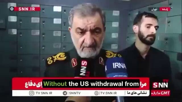 @Open Source Intel: Iranian General Mohsen Rezaei on conditions to end war:
“The U.S. must compensate Iran for damage caused by the bombing.
American military bases must withdraw from the Gulf region.”