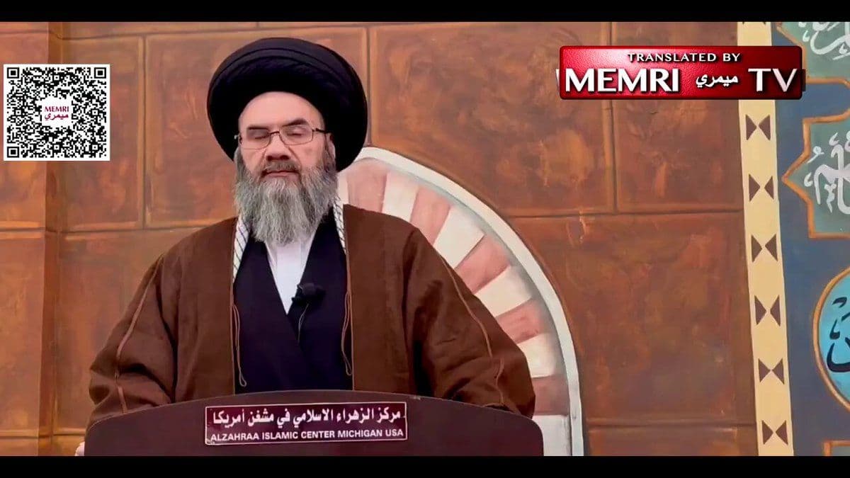 @Open Source Intel: Detroit imam Bassem Alsheraa sermon:
“I dreamt of dogs devouring a lion… and tried to contact President Trump to warn him that killing Khamenei would cost the Republican Party the elections, but I wa