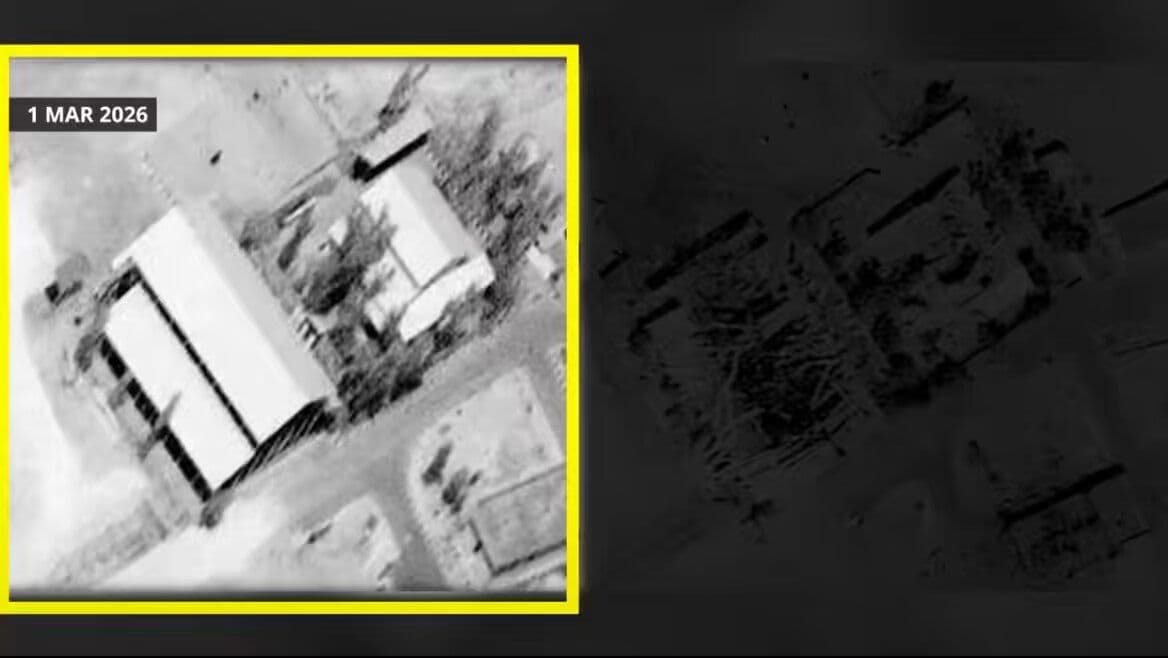 @WarMonitor🇺🇦🇬🇧: New Satellite imagery released by CENTCOM shows US airstrikes targeting Iranian military production sites of ballistic missiles and torpedos.