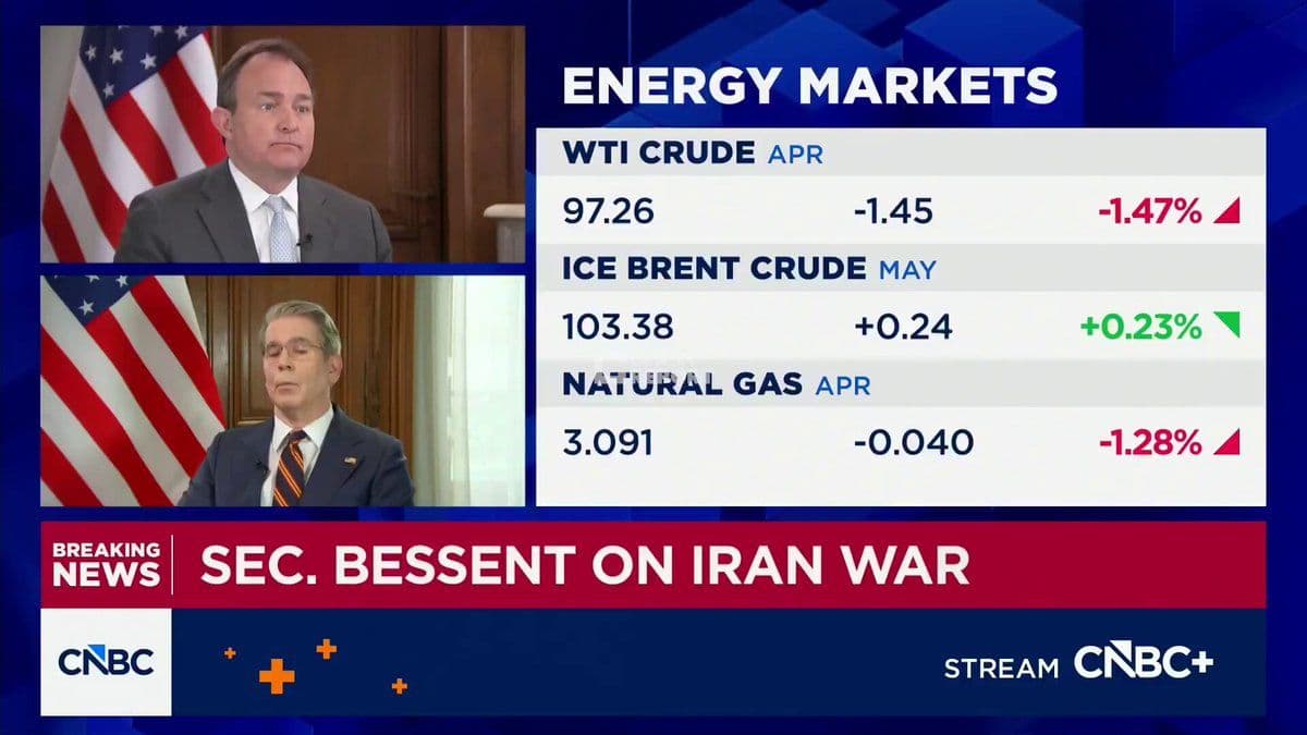 @Open Source Intel: U.S. Treasury Secretary on Strait of Hormuz:
"The Iranian ships have been getting out already, and we’ve let that happen to supply the rest of the world."