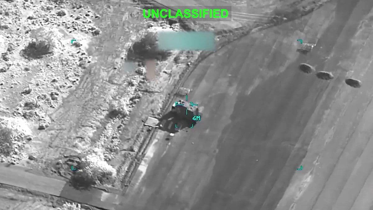 @Babak Taghvaee - The Crisis Watch: BREAKING: CENTCOM has released a new series of videos showing the destruction of components of Iranian air defense systems. In this footage, launchers for an MIM-23B I-HAWK medium-range air defense sy