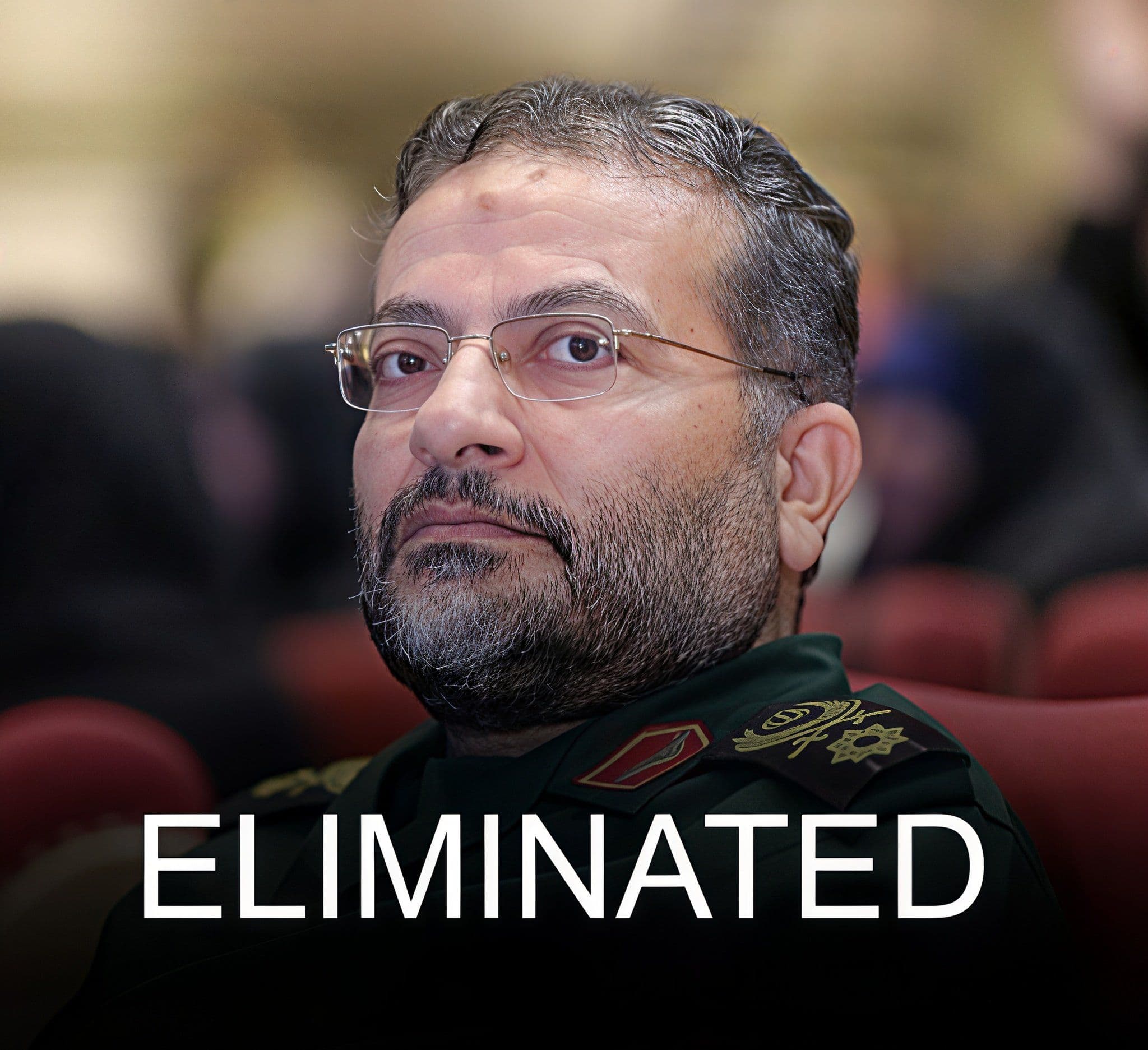 @נועה מגיד | Noa magid: OFFICIAL: Basij commander Gholam Reza Soleimani and his entire senior command have been eliminated in an Israeli strike.