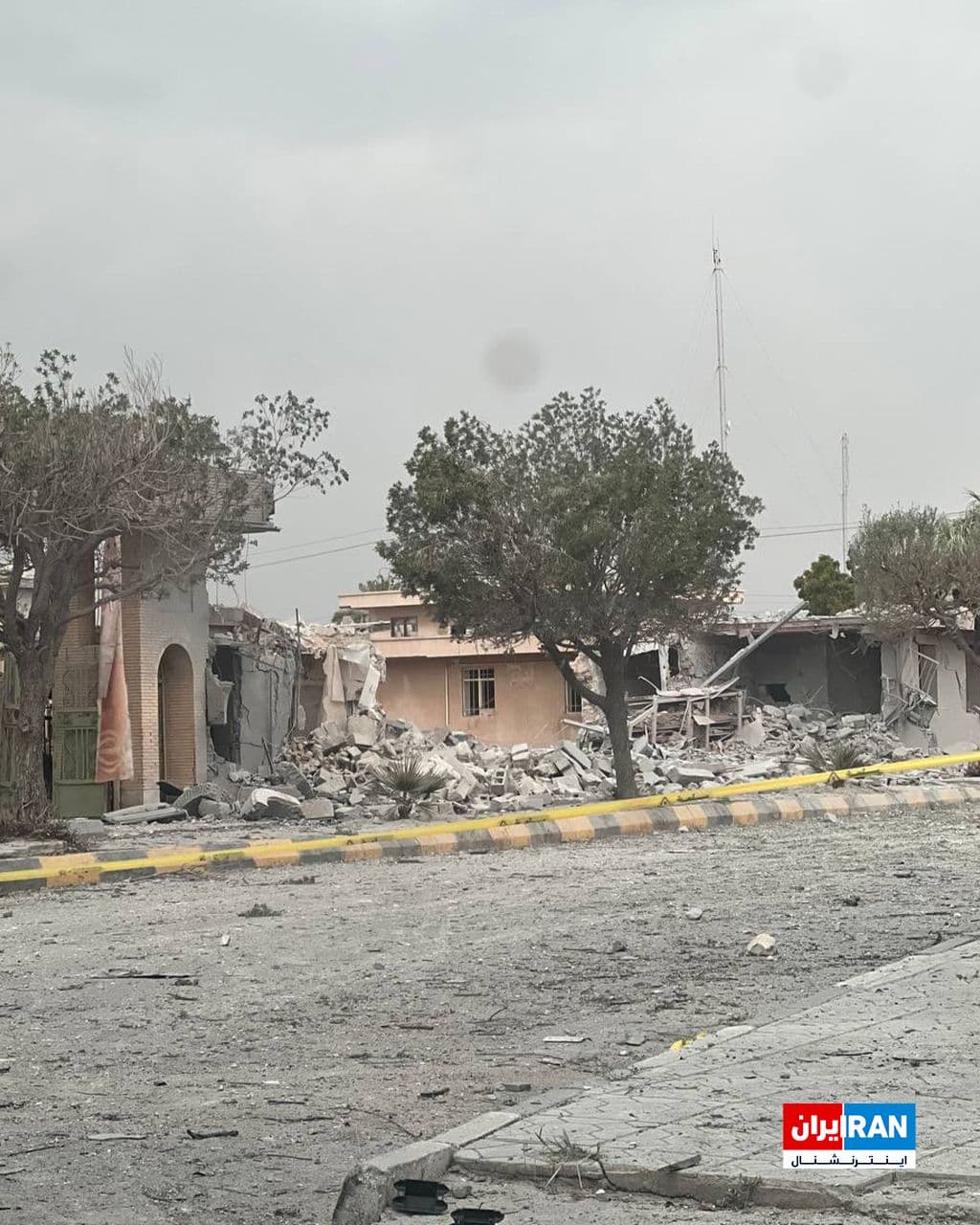@ايران اينترنشنال: The image sent to Iran International shows the ruins left from the IRGC dock in Bandar Deyr, Bushehr Province.