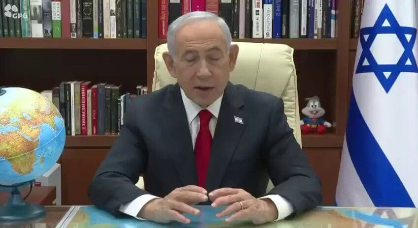 @Open Source Intel: PM Netanyahu:
"We eliminated Ali Larijani, who is the boss of the IRGC or the gangsters' mob. We are dismantling the regime in the hope of giving the people a chance to remove it. It won't happen al