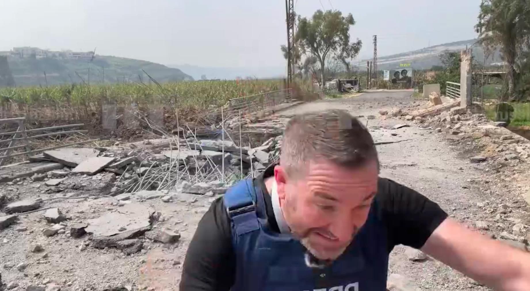 @Visegrád 24: BREAKING:
The IDF has issued a statement on the viral video showing an airstrike narrowly hitting RT propagandists standing on a bridge targeted by Israel and used by Hezbollah for "both terrorist mo