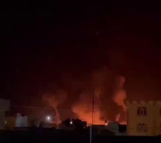 @Open Source Intel: Bandar Lengeh customs area in southern Iran, a key transit point for weapons and goods for the Revolutionary Guards, was reportedly targeted.