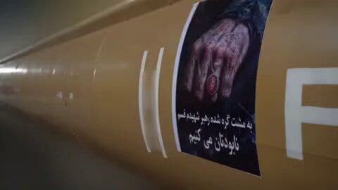 @Babak Taghvaee - The Crisis Watch: BREAKING: State media of the Islamic regime of Iran has just published this video showing the launch of three Sejjil-2 solid-propelled ballistic missiles, along with multiple Shahed-136 one-way attack