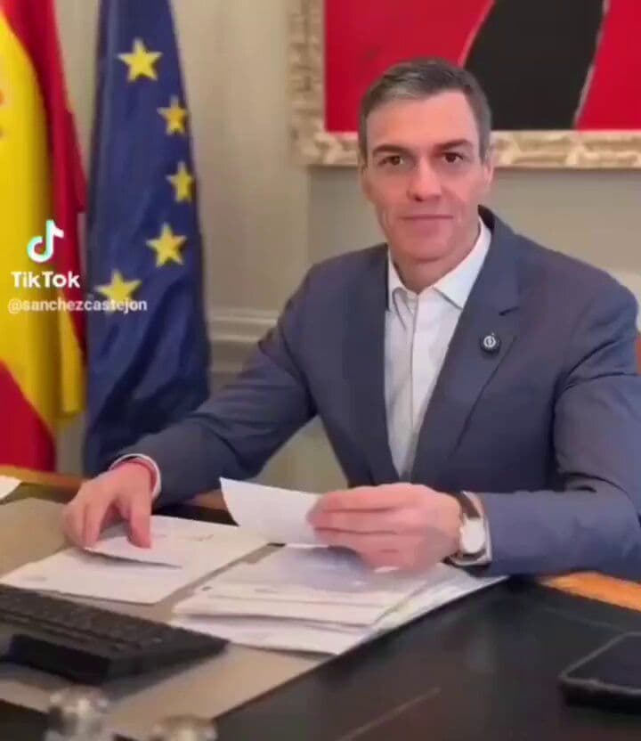 @Open Source Intel: Spanish PM Pedro Sánchez:
"My stand is clear, i can't support war, and i am with people of Gaza & Iran. I am getting letters from across the world praising the stand of Spain."