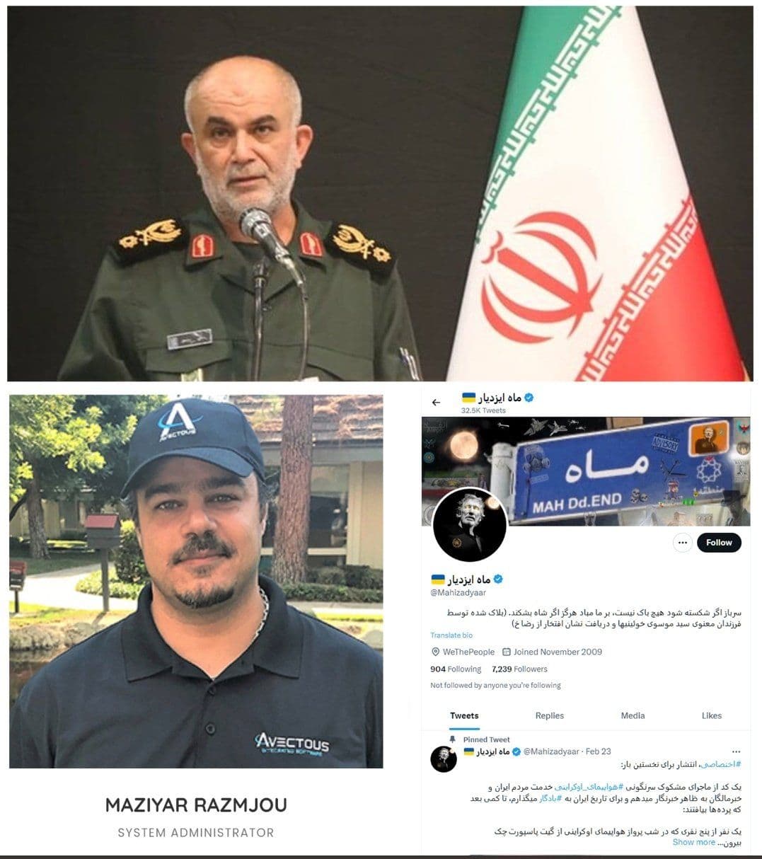 @Babak Taghvaee - The Crisis Watch: BREAKING: He lives and works in the United States. He pretends to be against the Islamic regime of Iran, but in fact he is a soft-war operative of the IRGC intelligence organization. His name is Mazia