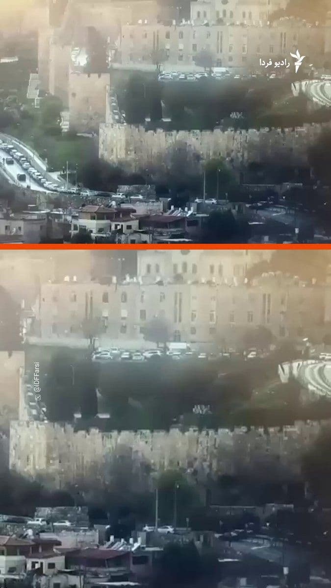 @RadioFarda|راديو فردا: Following the explosion after warnings of Iranian missile launches, Israel's Foreign Ministry accused Iran on Friday of "attacking holy sites" in the city of Jerusalem.
The ministry wrote on X: "Iran