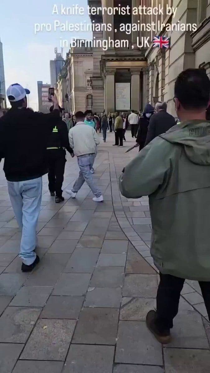 @Babak Taghvaee - The Crisis Watch: BREAKING: This afternoon, a group of Islamists hired by the IRGC Intelligence Organization, armed with knives, carried out a terrorist attack against a group of Iranian dissidents protesting against t