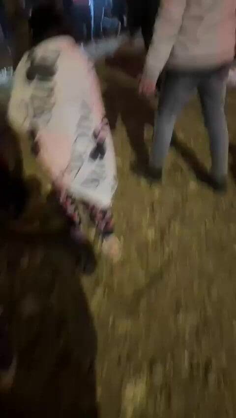 @Open Source Intel: New footage from Arad shows the aftermath of an Iranian ballistic missile strike. Authorities declare a mass casualty incident, with at least 30 people reported wounded.