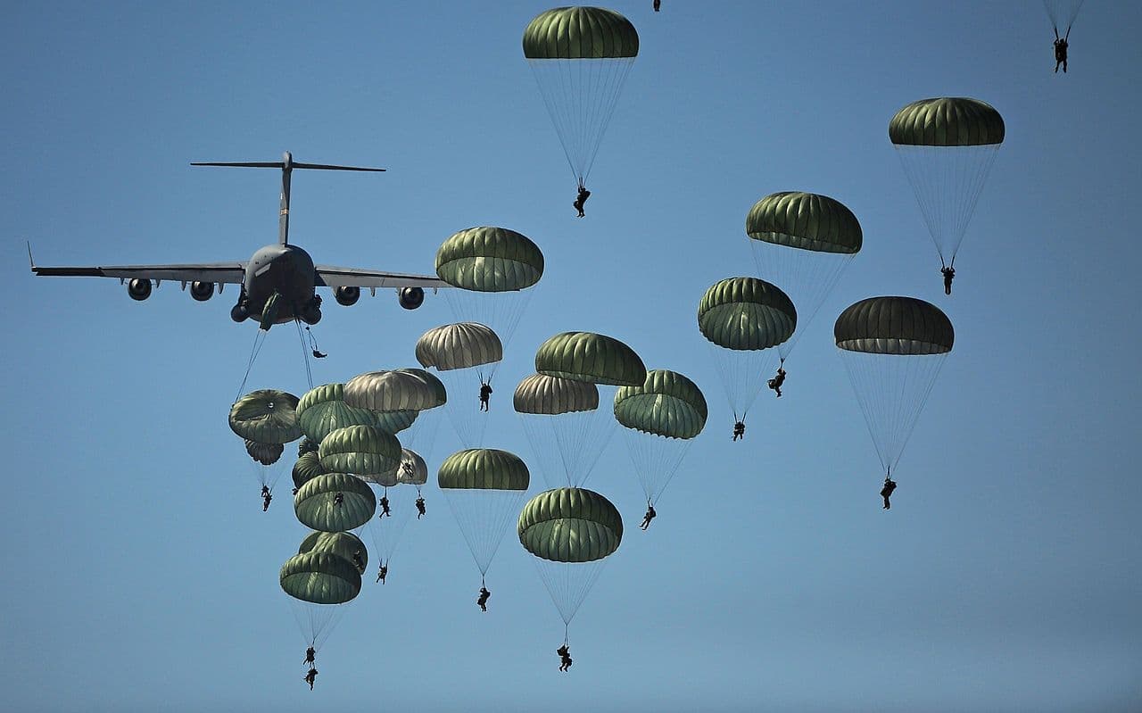 @Babak Taghvaee - The Crisis Watch: BREAKING: Thousands of troops from the U.S. Army’s 82nd Airborne Division have already arrived in the Middle East aboard several C-17A Globemaster III heavy transport aircraft of the U.S. Air Force. T