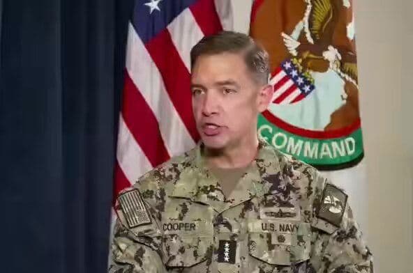 @Open Source Intel: CENTCOM Commander Admiral Cooper urges Iranians to remain indoors until further notice:
“You need to stay inside right now. There will be a clear signal at some point, as the President has indicated,
