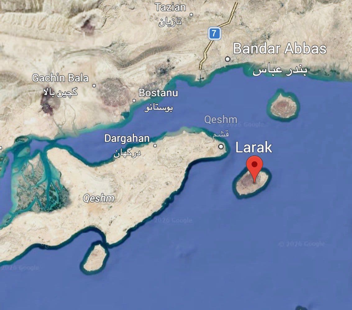 @Open Source Intel: Everyone is focused on Kharg Island.
The one that very much matters right now is Larak Island.
IRGC naval bases, port infrastructure, and control over ship screening. It functions as a choke point,
