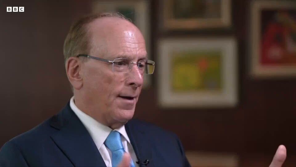 @مملکته: Larry Fink (CEO of BlackRock): "If the war stops, but Iran remains a threat—a threat to trade, a threat to the Strait of Hormuz—then my argument is that we could face years of oil above $100 and even